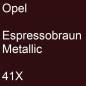 Preview: Opel, Espressobraun Metallic, 41X.